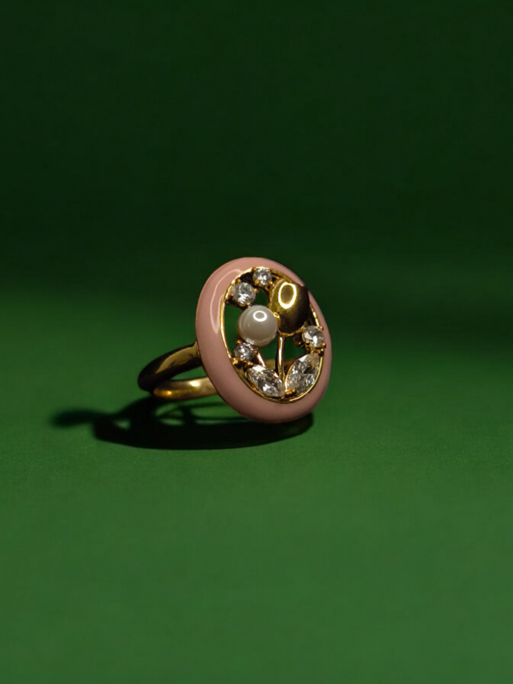 Meenakari Finger Ring