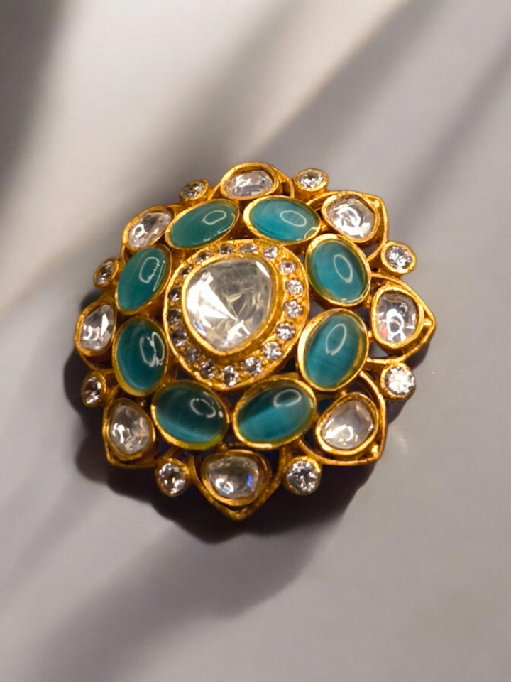 Kundan Finger Ring