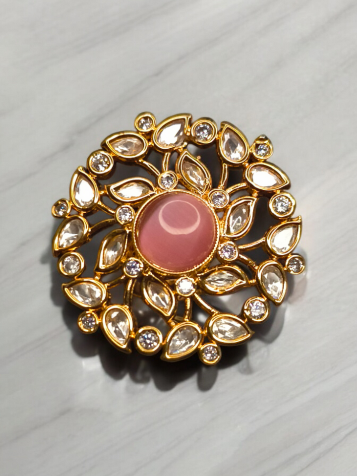 Kundan Finger Ring