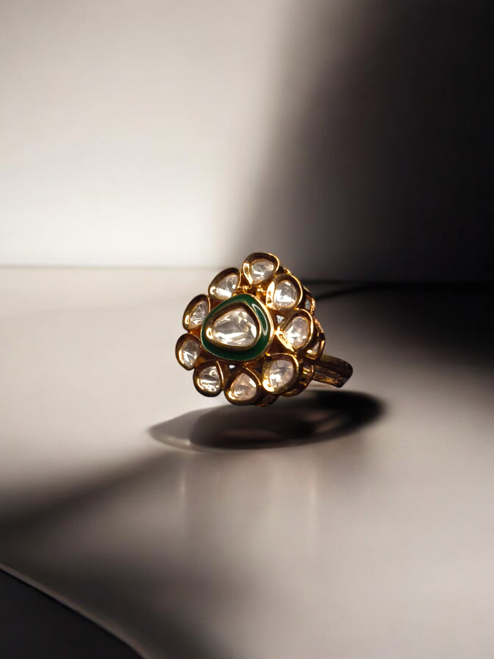 Kundan Finger ring
