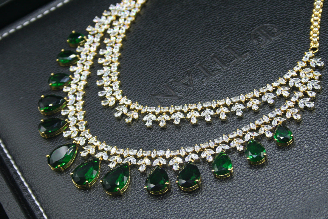 Cz Gold Necklace