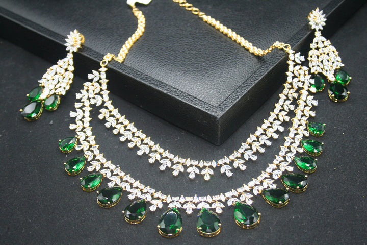 Cz Gold Necklace