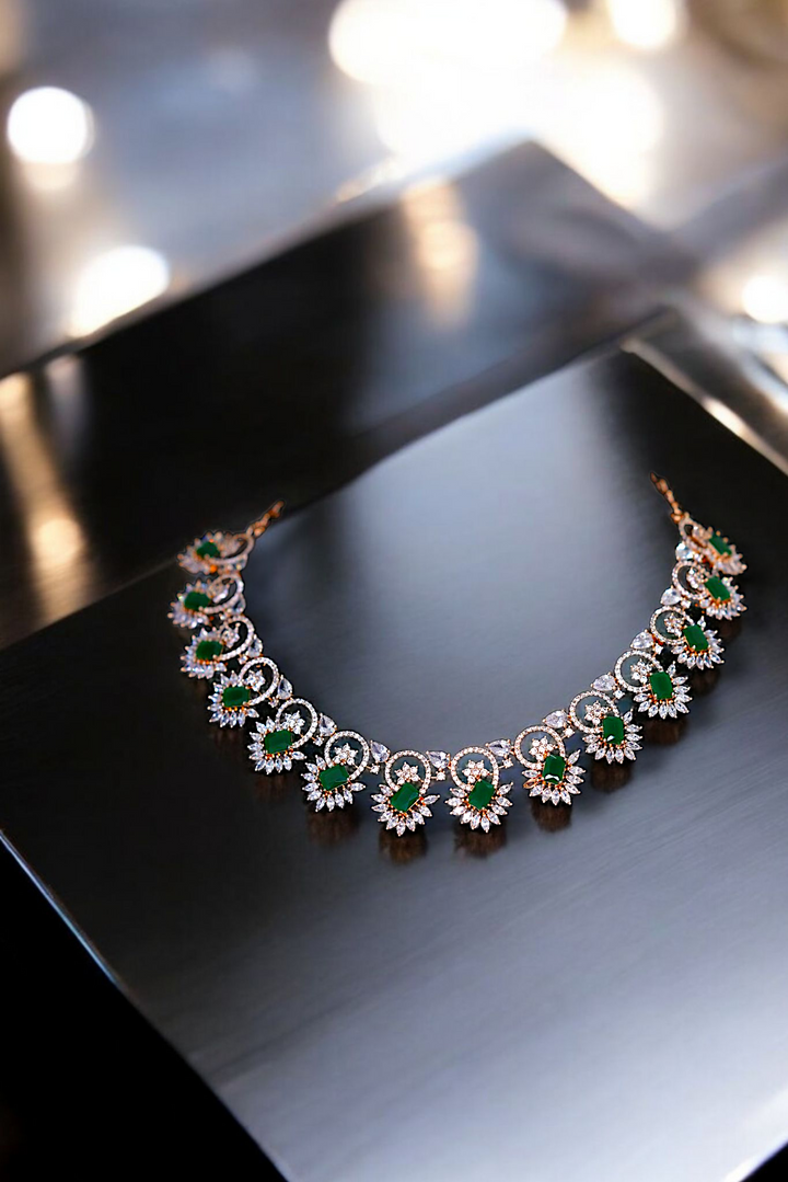 CZ Rosegold Necklace