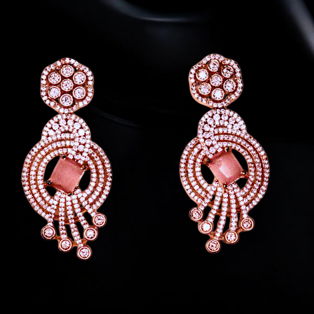 Rosegold earring