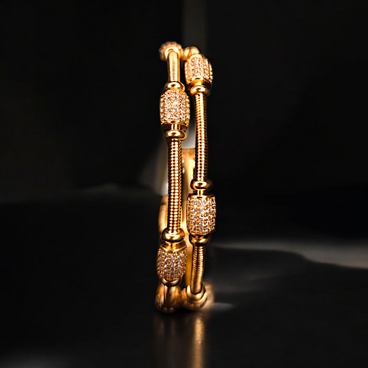 CZ Gold Bangle